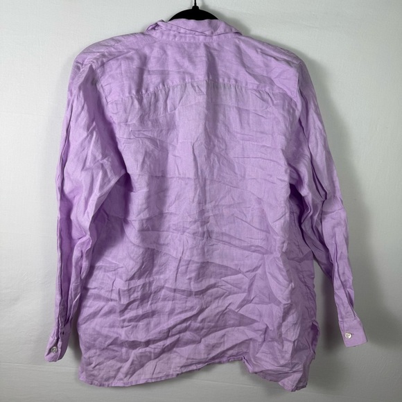 J. Jill lilac Button Down Shirt Women’s Size MP - Picture 2 of 5